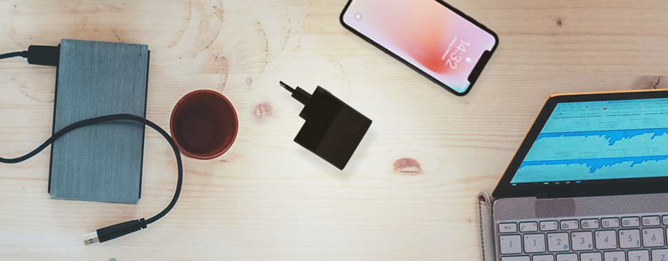 Incarcator LUMAUDiO® Flash 65W, incarcator iPhone, Samsung, Huawei, Fast Charge