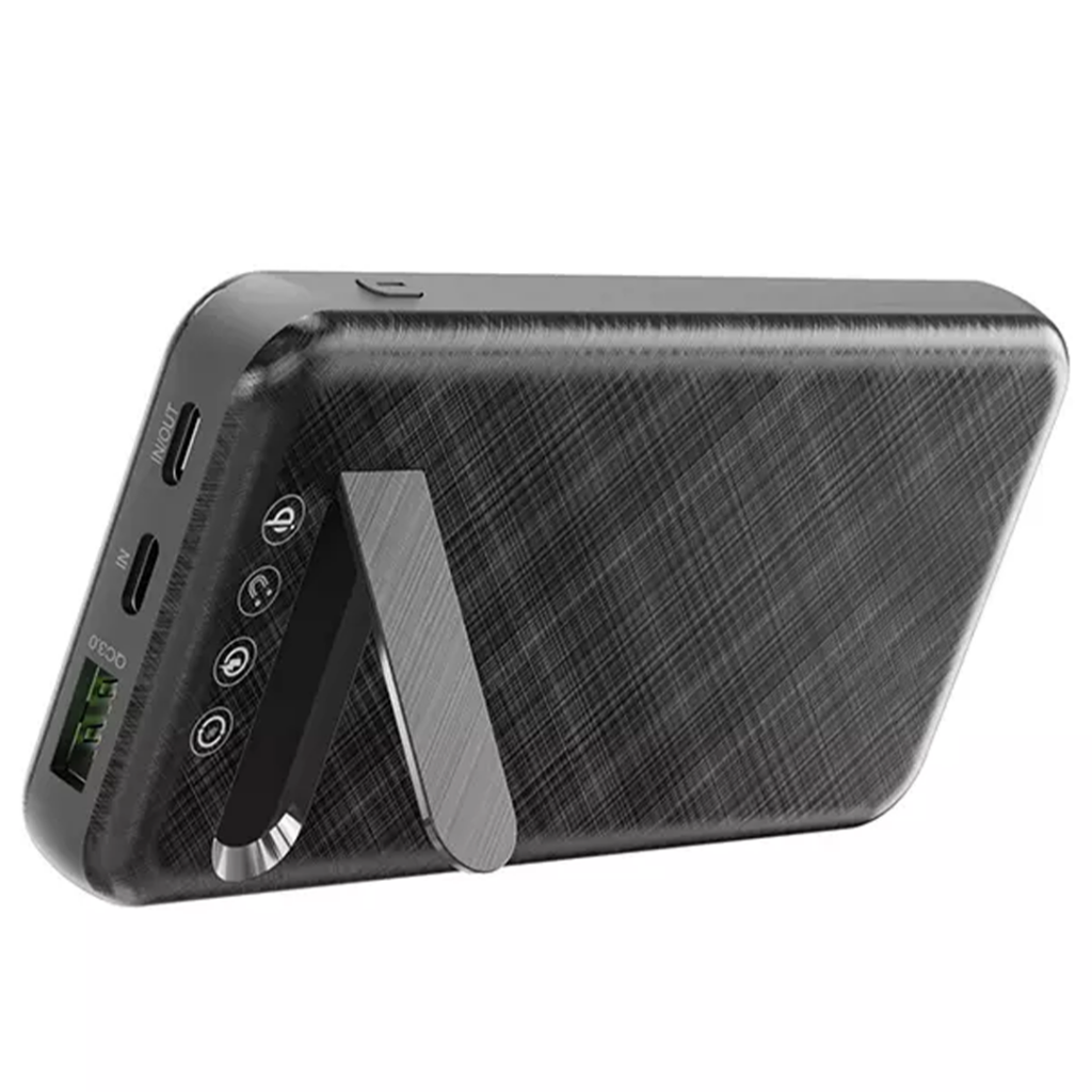 Baterie externa LUMAUDiO Magnetic Power, 10.000 mAh, cu incarcare wireless fast charge 15W, inel magnetic inclus - imagine 2