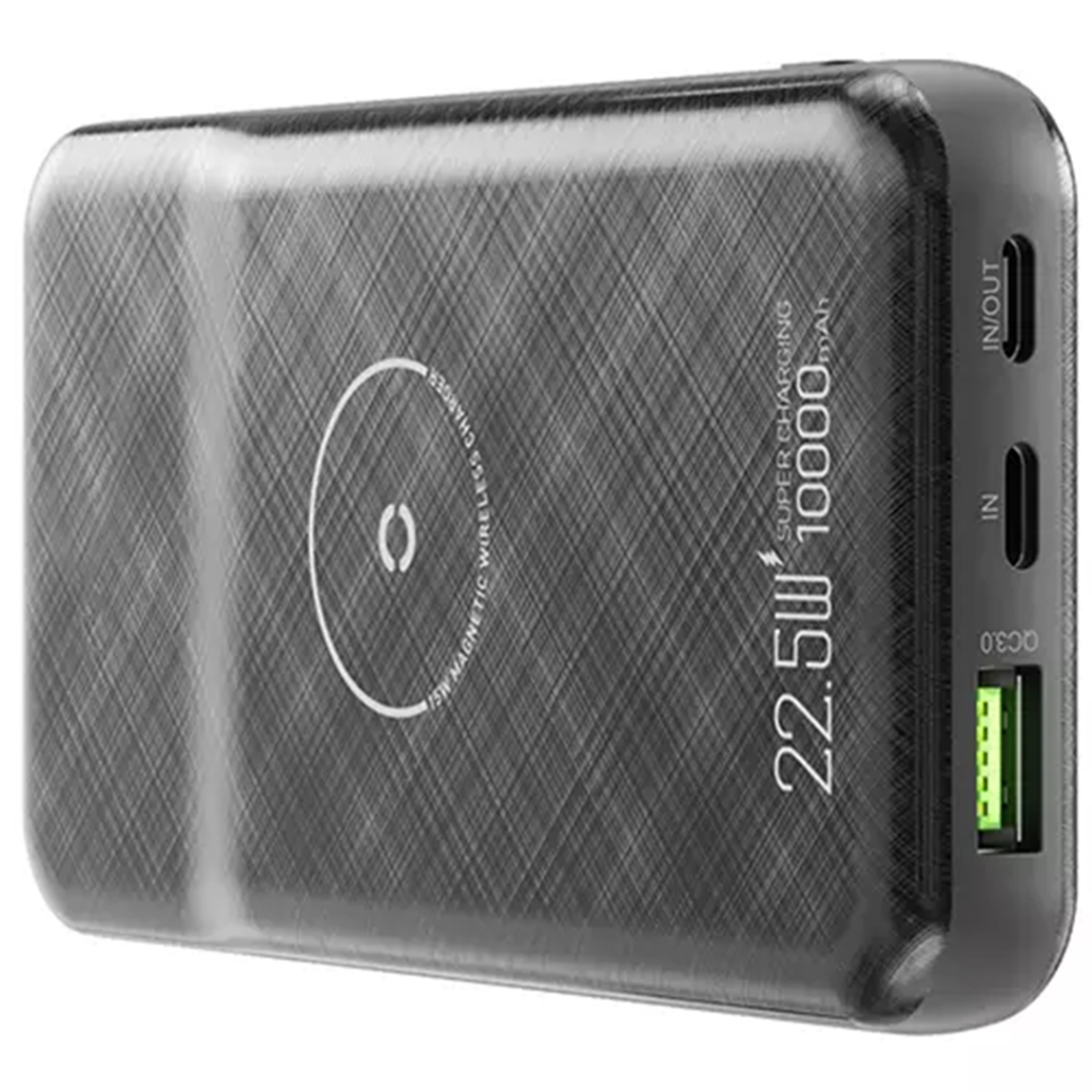 Baterie externa LUMAUDiO Magnetic Power, 10.000 mAh, cu incarcare wireless fast charge 15W, inel magnetic inclus - imagine 3