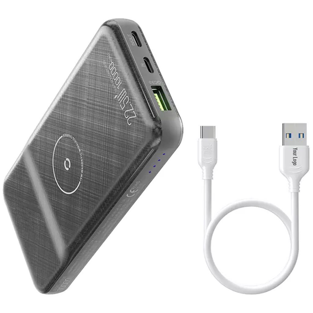 Baterie externa LUMAUDiO Magnetic Power, 10.000 mAh, cu incarcare wireless fast charge 15W, inel magnetic inclus - imagine 5