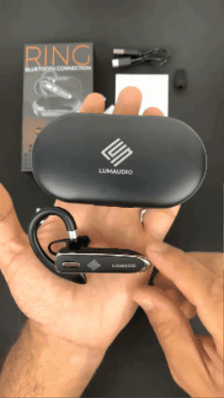 casca bluetooth lumaudio ring gif