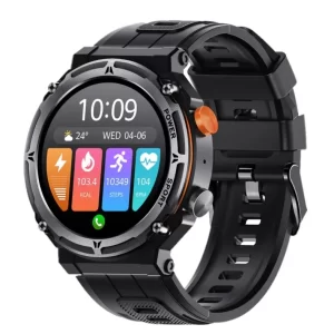 Smartwatch-Ceas inteligent pentru bărbați, LUMAUDiO Titanium, Super Rezistent, Cu monitorizare fitness