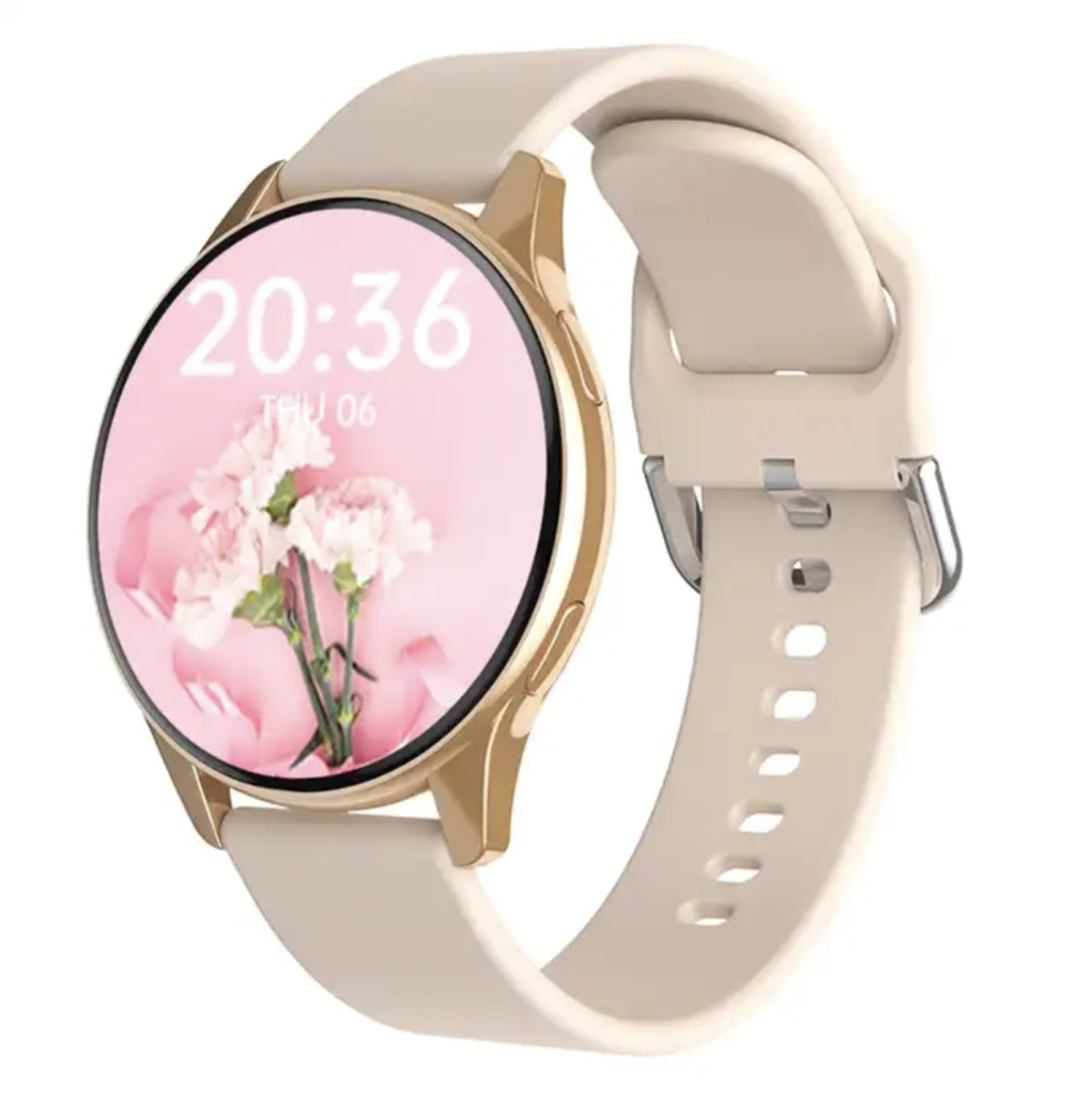 Ceas Smartwatch dama LUMAUDiO Active, roz-gold