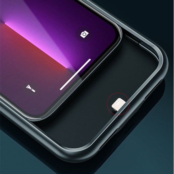 Husă cu baterie externă LUMAUDiO iBoost , compatibilă cu iPhone 13/ 14/ 13 PRO/ 14 PRO, material TPU și ABS, capacitate de 4800mAh