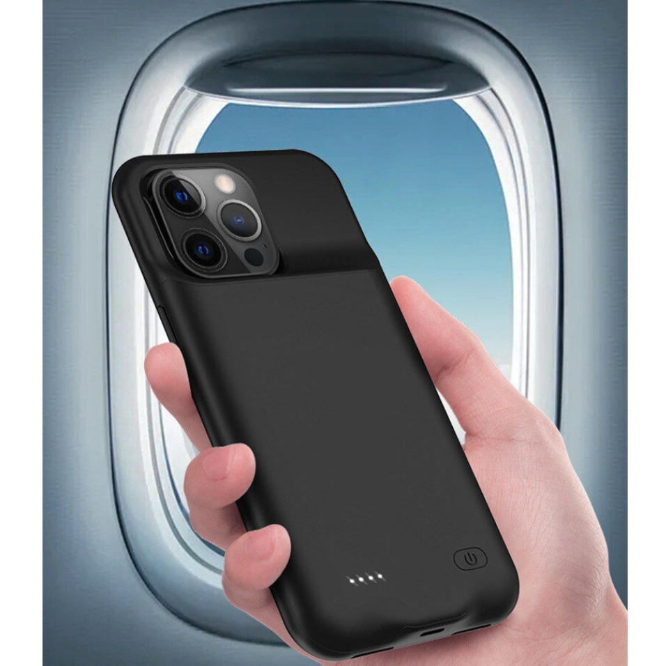 Husă cu baterie externă LUMAUDiO iBoost , compatibilă cu iPhone 13/ 14/ 13 PRO/ 14 PRO, material TPU și ABS, capacitate de 4800mAh