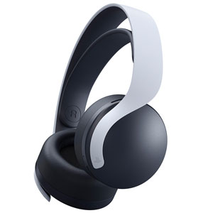 Casti wireless gaming Sony-Pulse-3D alb cu negru