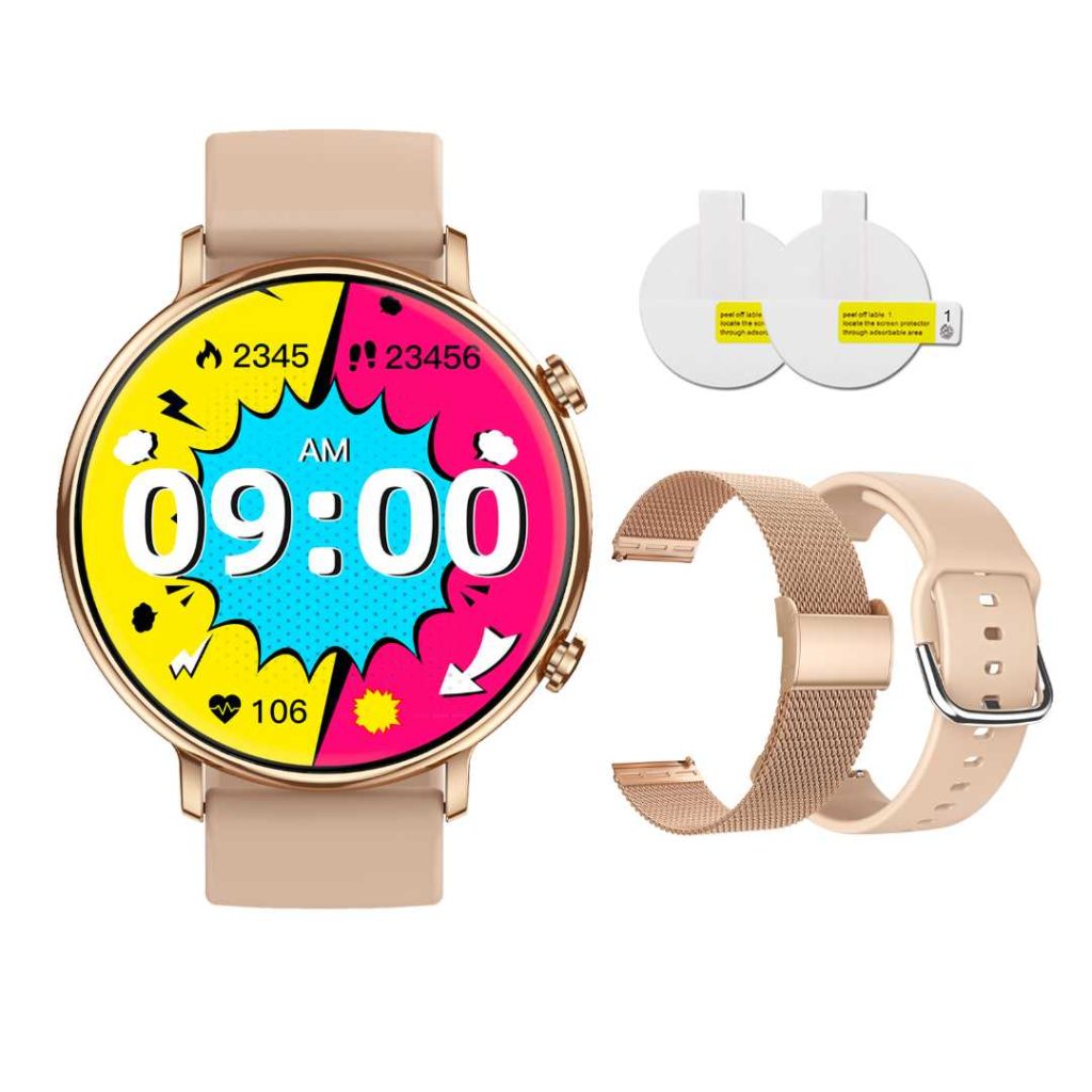 Ceas Smartwatch LUMAUDiO Verve, Preluare apeluri, Monitorizare somn și sănătate