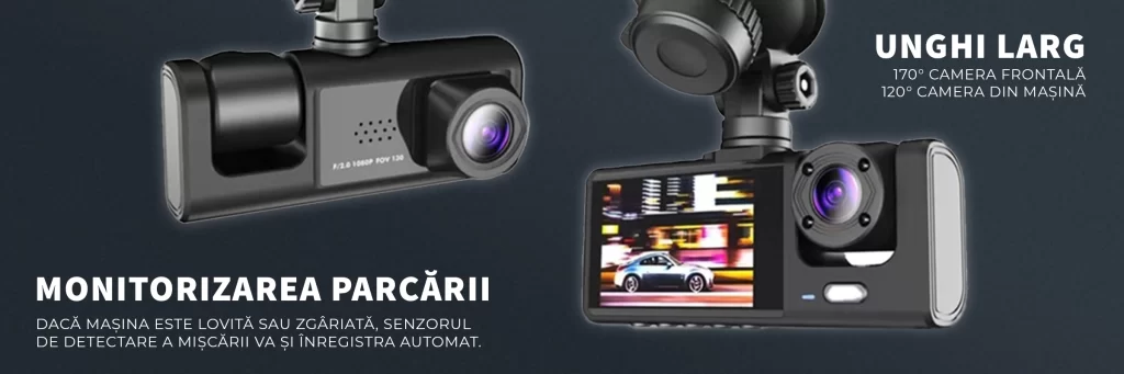 Camera auto LUMAUDiO® Razor, Camera Marsarier, Display IPS 2″, Full HD, Camera interior, Night Vision, Senzor Coliziune, Rezistenta la apa 10