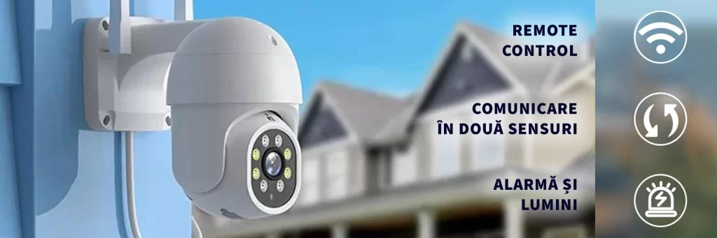 Camera supraveghere exterior LUMAUDiO® Warden cu rezistenta la apa si la temperaturi extreme, Night Vision, Full HD, Alb 9