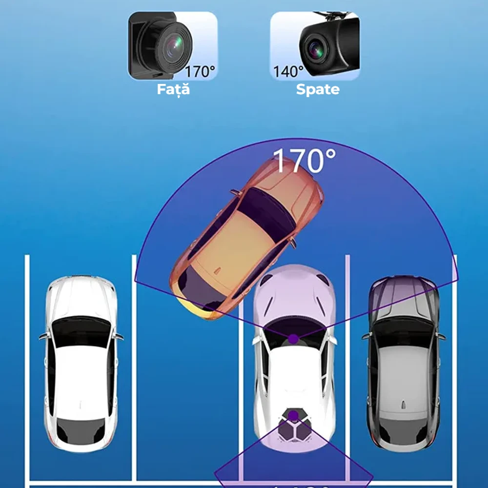 Camera auto LUMAUDiO VisionDASH fata spate