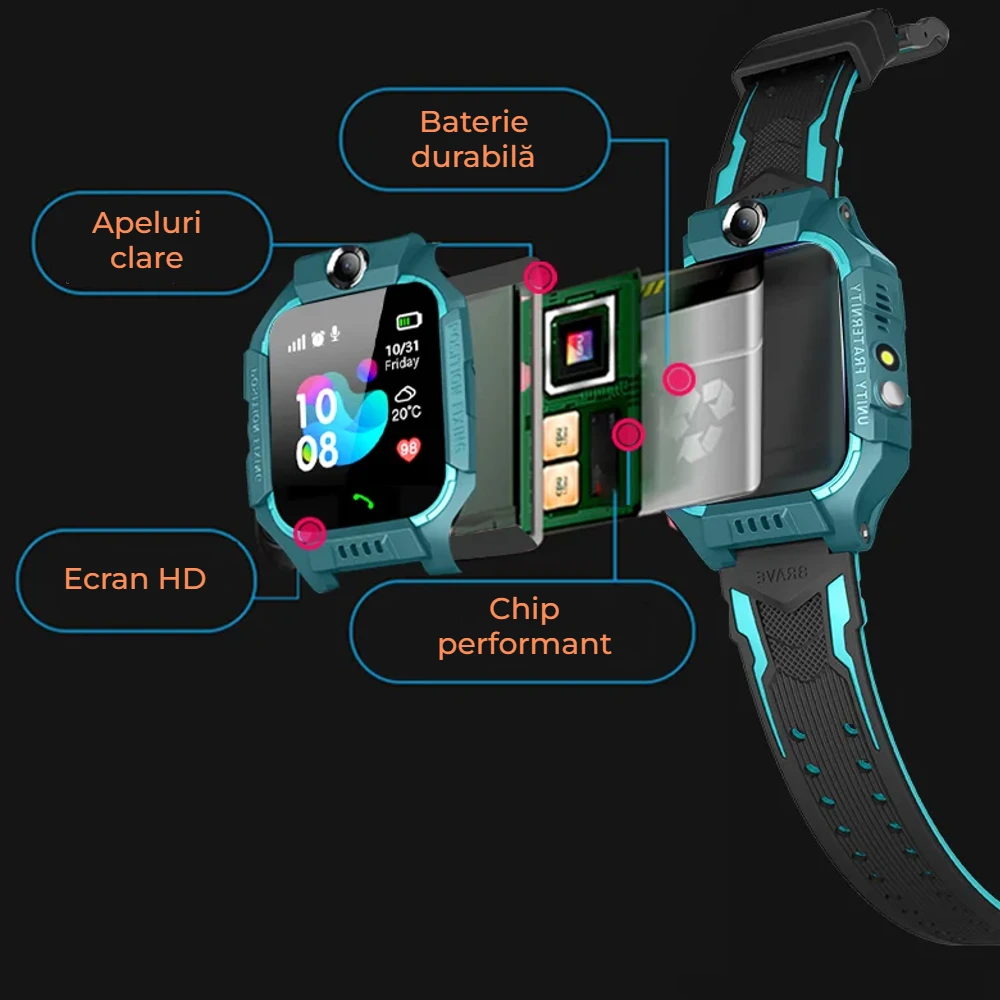 Ceas inteligent Smartwatch copii LUMAUDiO Brave