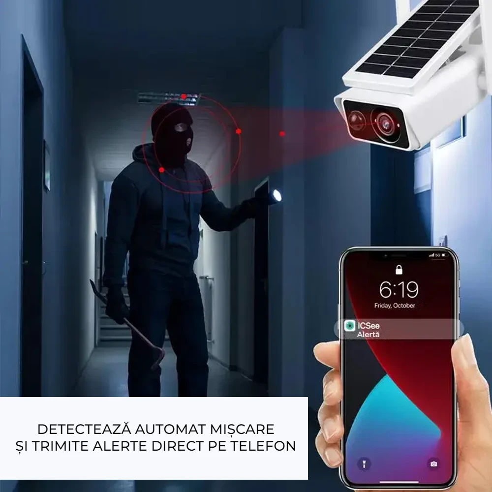 Camera supraveghere exterior LUMAUDiO® Ray