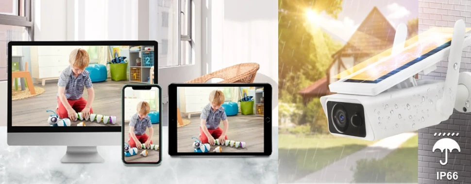 Camera supraveghere exterior LUMAUDiO® Ray