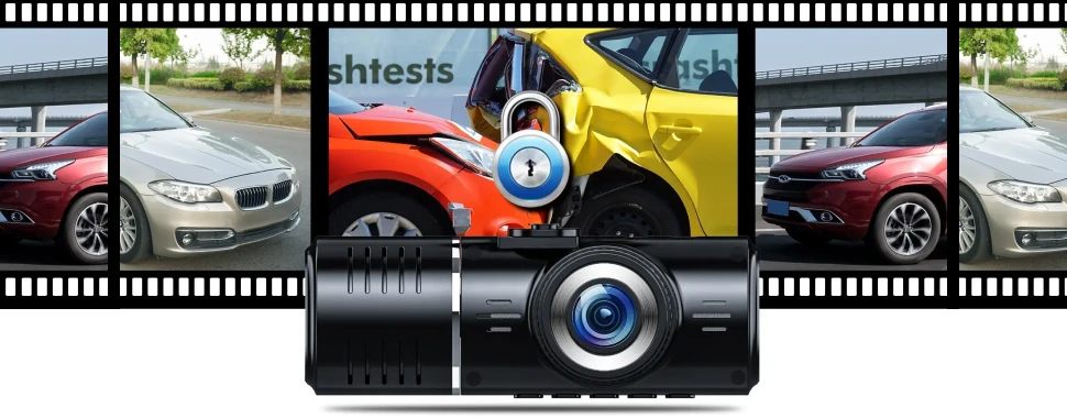 Camera auto fata spate interior LUMAUDiO RoadWatch