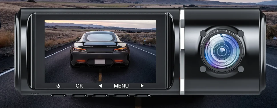 Camera auto fata spate interior LUMAUDiO RoadWatch