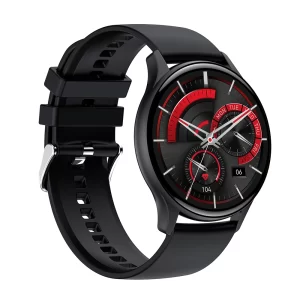 Smartwatch, Ceas inteligent LUMAUDiO LifeBand, Display Amoled, Rezistent la apa, dama si barbati negru