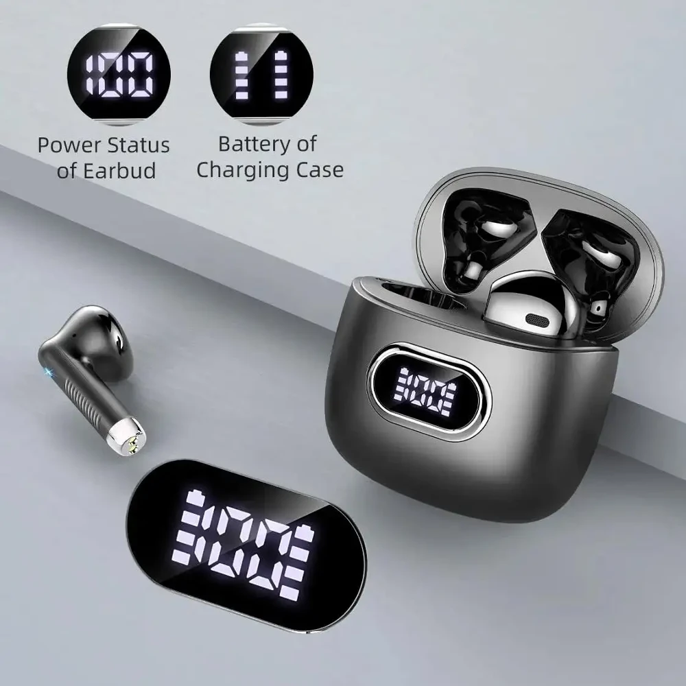 Casti Bluetooth Wireless LUMAUDiO® Kyro, 2 Microfoane pe casca, 40 ore autonomie