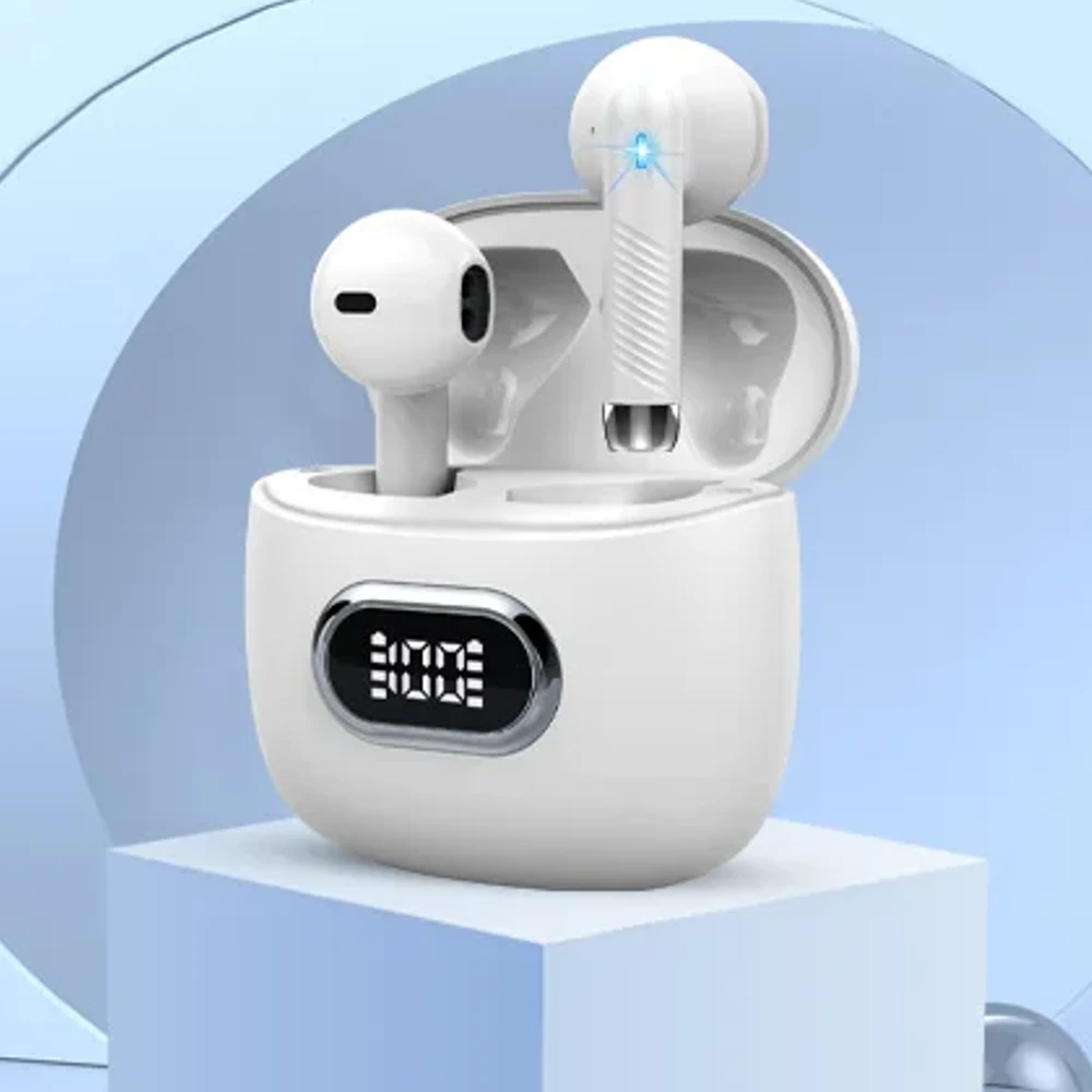 Casti Bluetooth Wireless LUMAUDiO® Kyro, 2 Microfoane pe casca, 40 ore autonomie