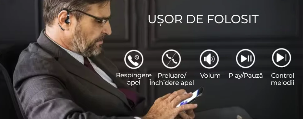 Casca bluetooth LUMAUDiO Evolvo