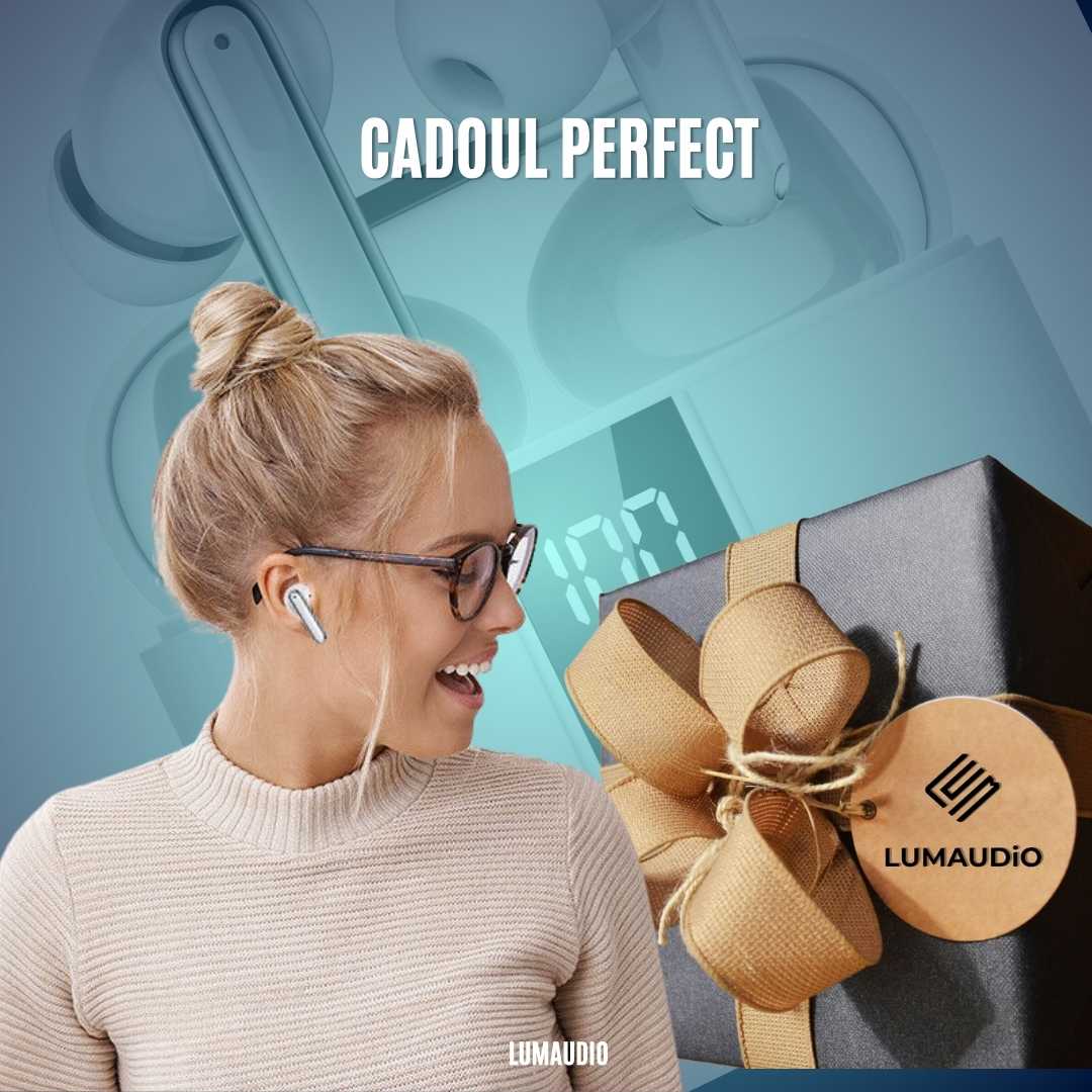 Căști Audio Wireless LUMAUDiO® Impulse Autonomie 41 Ore și Dubla tehnologie de Anulare a Zgomotelor ANC+ENC 11