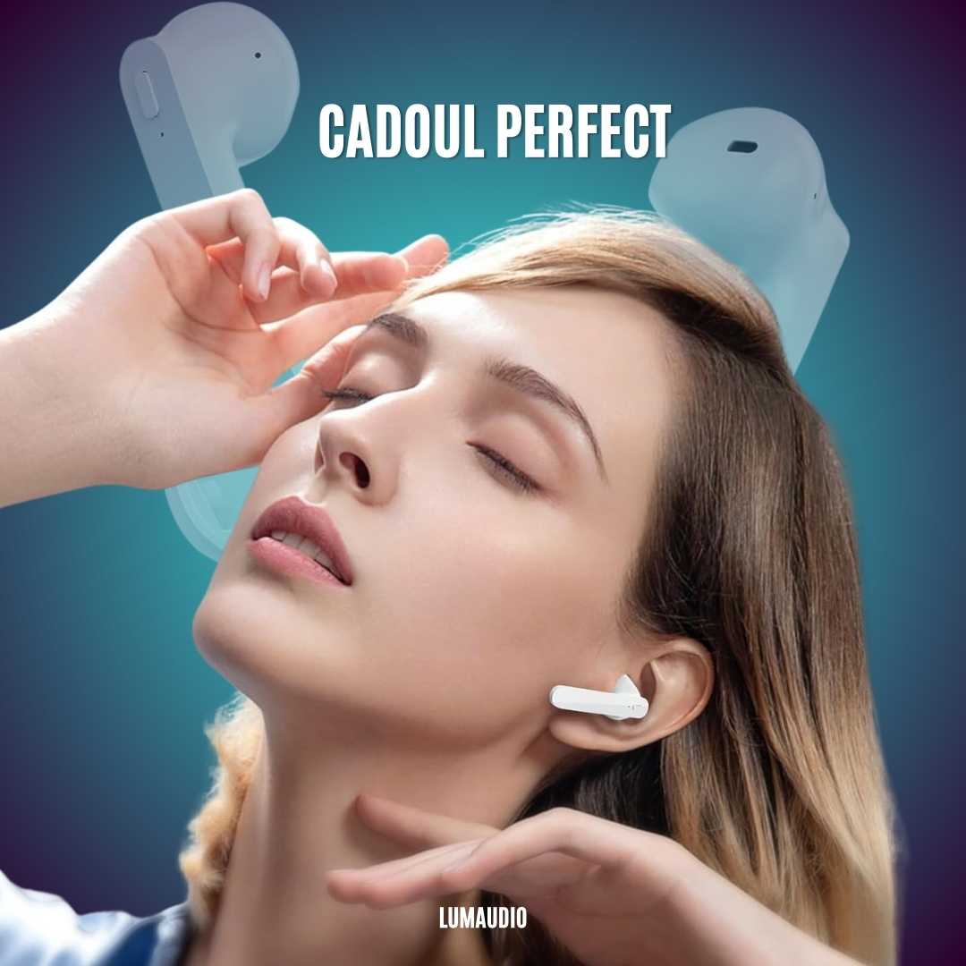 Casti Audio Wireless LUMAUDiO® Zinger cu Autonomie totala de pana la 43 ore si Difuzoare de 13mm 5