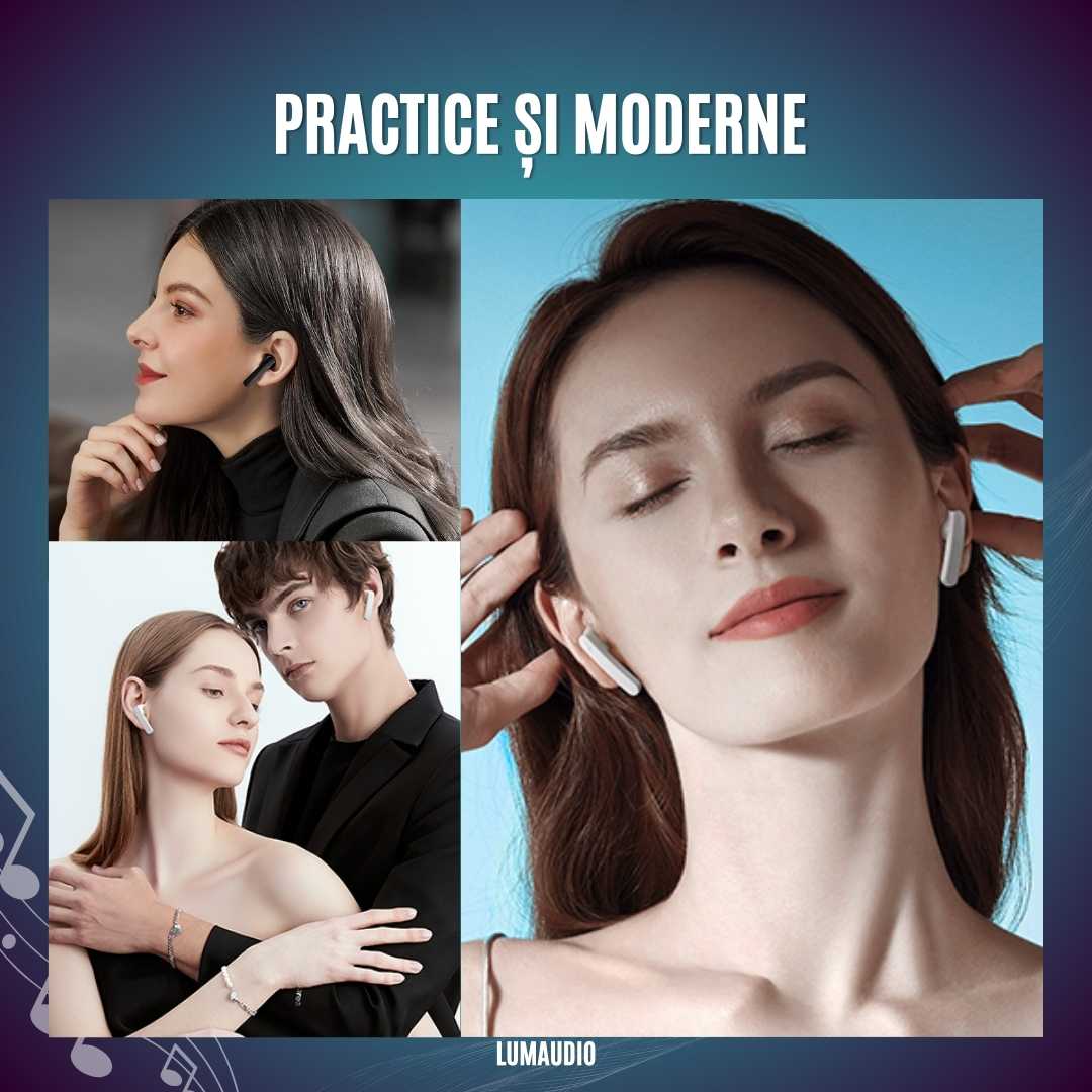 Casti Audio Wireless LUMAUDiO® Zinger cu Autonomie totala de pana la 43 ore si Difuzoare de 13mm 4