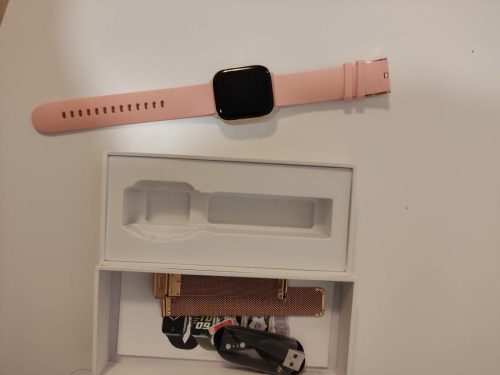 Ceas Smartwatch LUMAUDiO® Quantum cu Autonomie de 7 zile și 2 curele incluse photo review