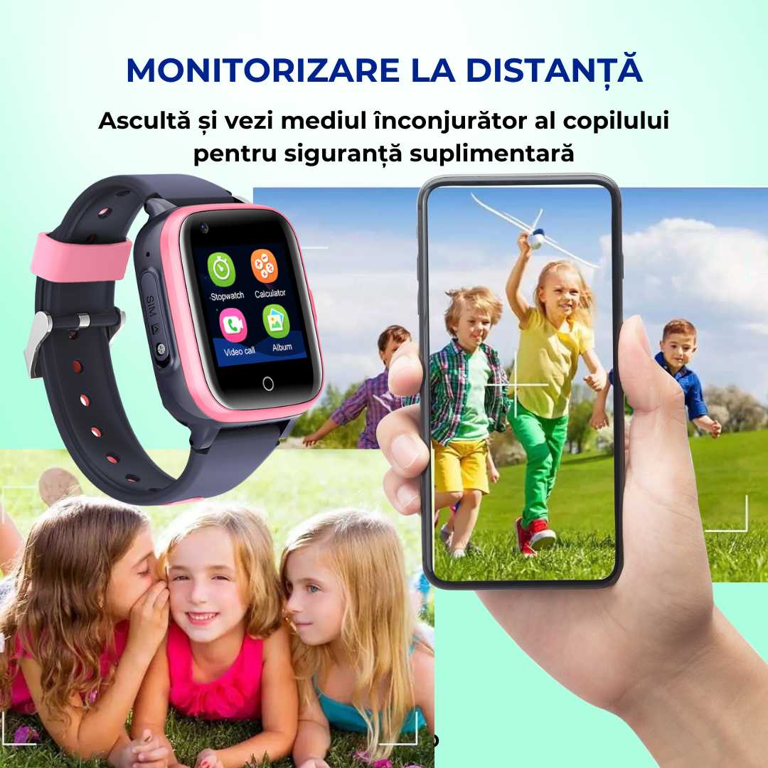 Smartwatch copii LUMAUDiO® Spot cu functie spion