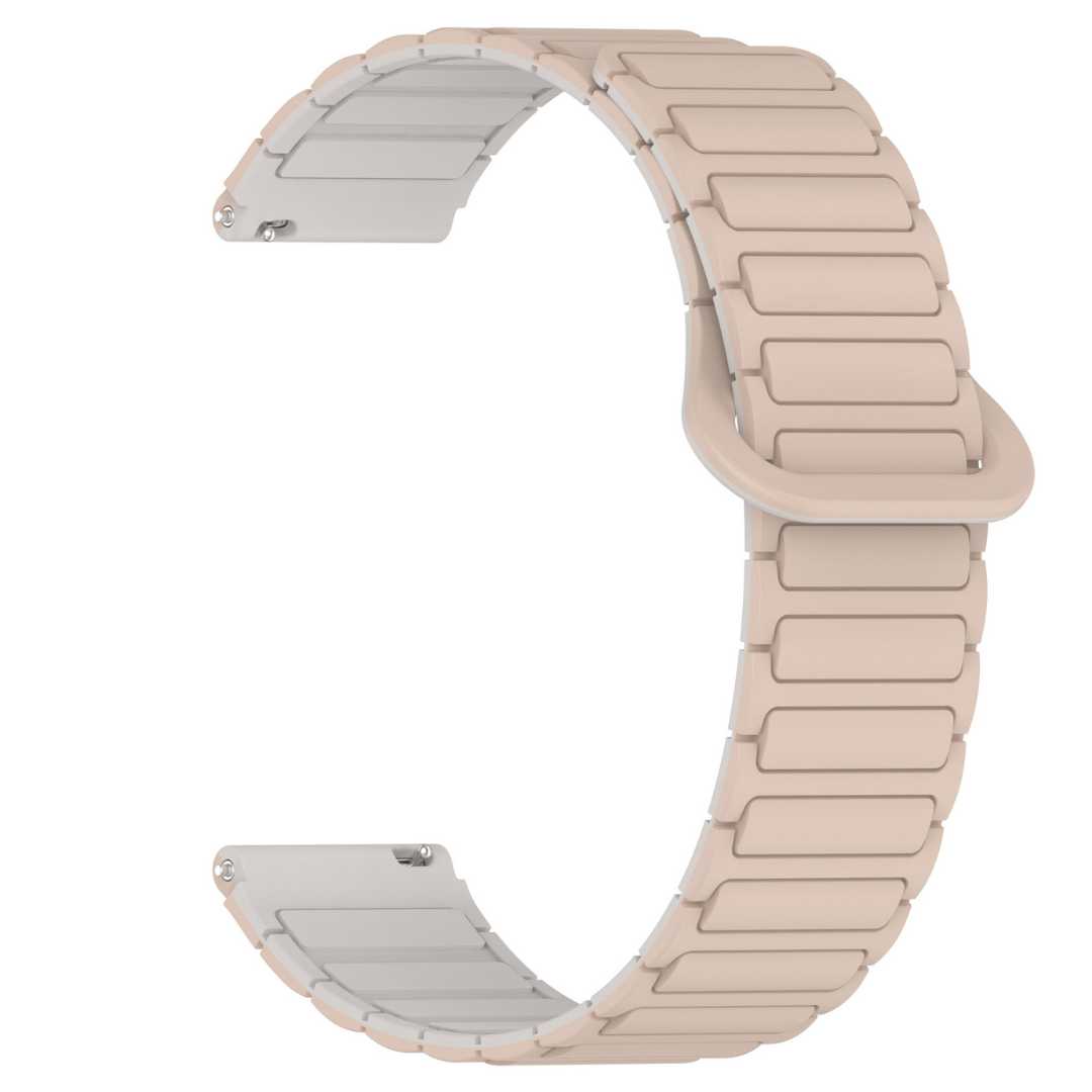 Curele Ceas Smart 22mm din Silicon cu închidere magnetică, bej