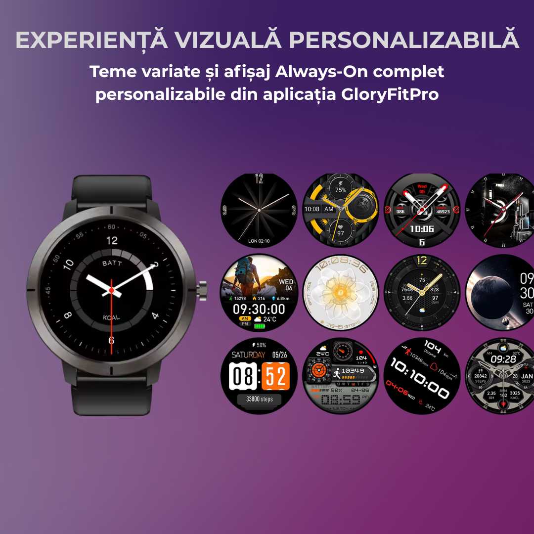 Ceas Smartwatch LUMAUDiO® HidraNav Rezistent la inot și GPS performant - imagine 14