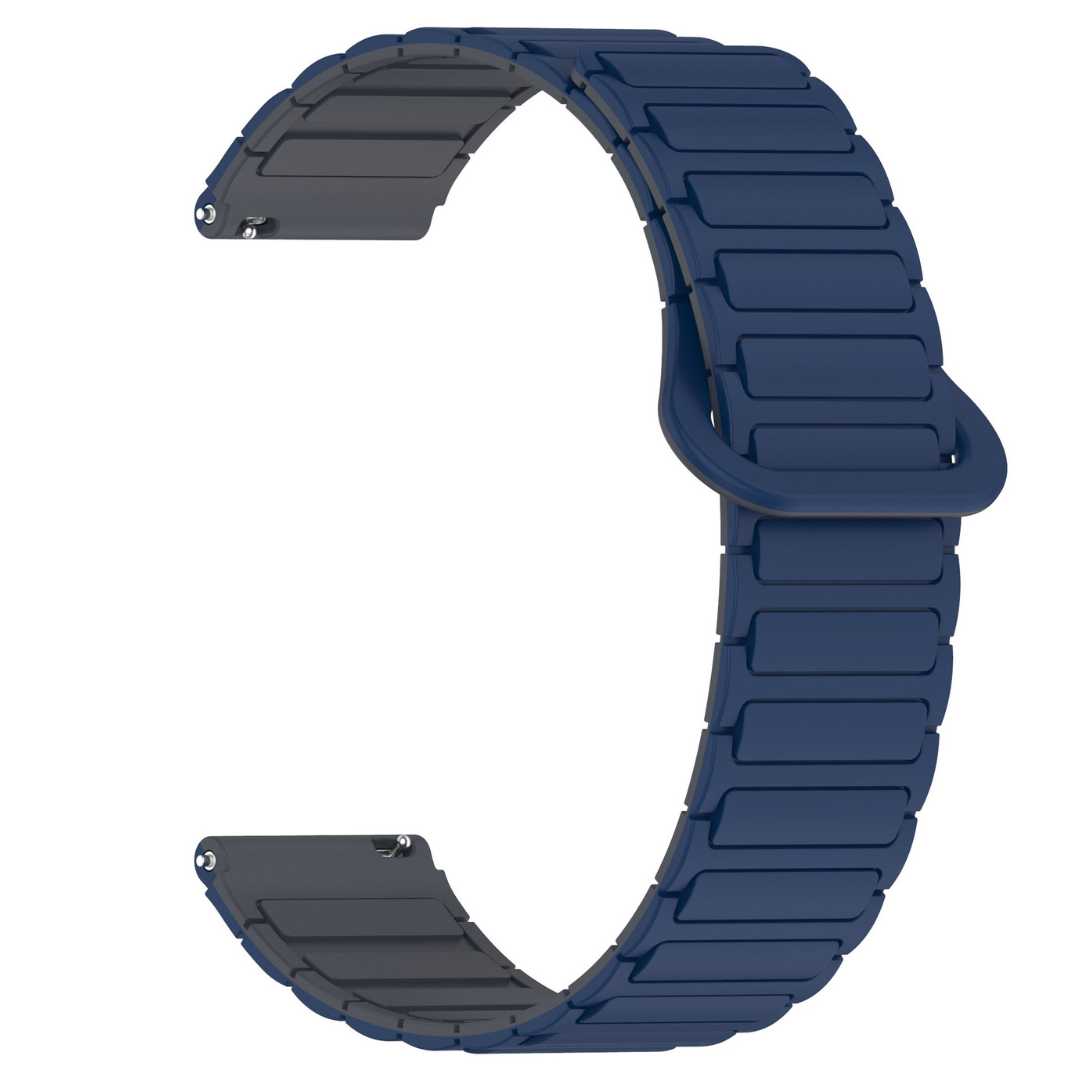 Curele Ceas Smart 22mm din Silicon cu închidere magnetică, albastru