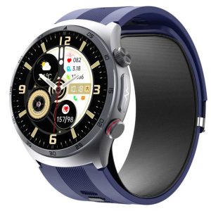Smartwatch LUMAUDiO® Tenso cu monitorizare exactă a tensiunii arteriale și apeluri Bluetooth, albastru