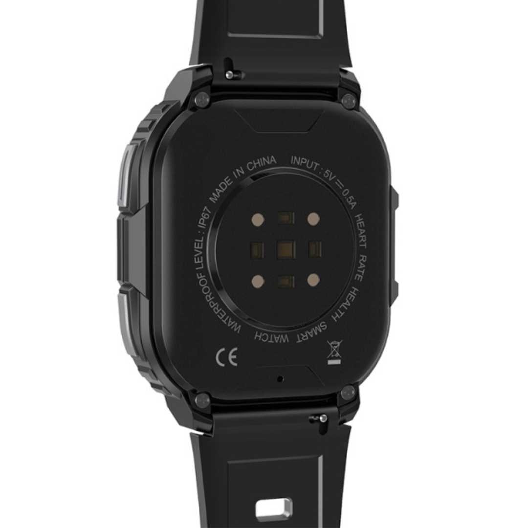 Ceas Smartwatch barbati LUMAUDiO® Alpha cu Android SIM 4G si camera frontala,