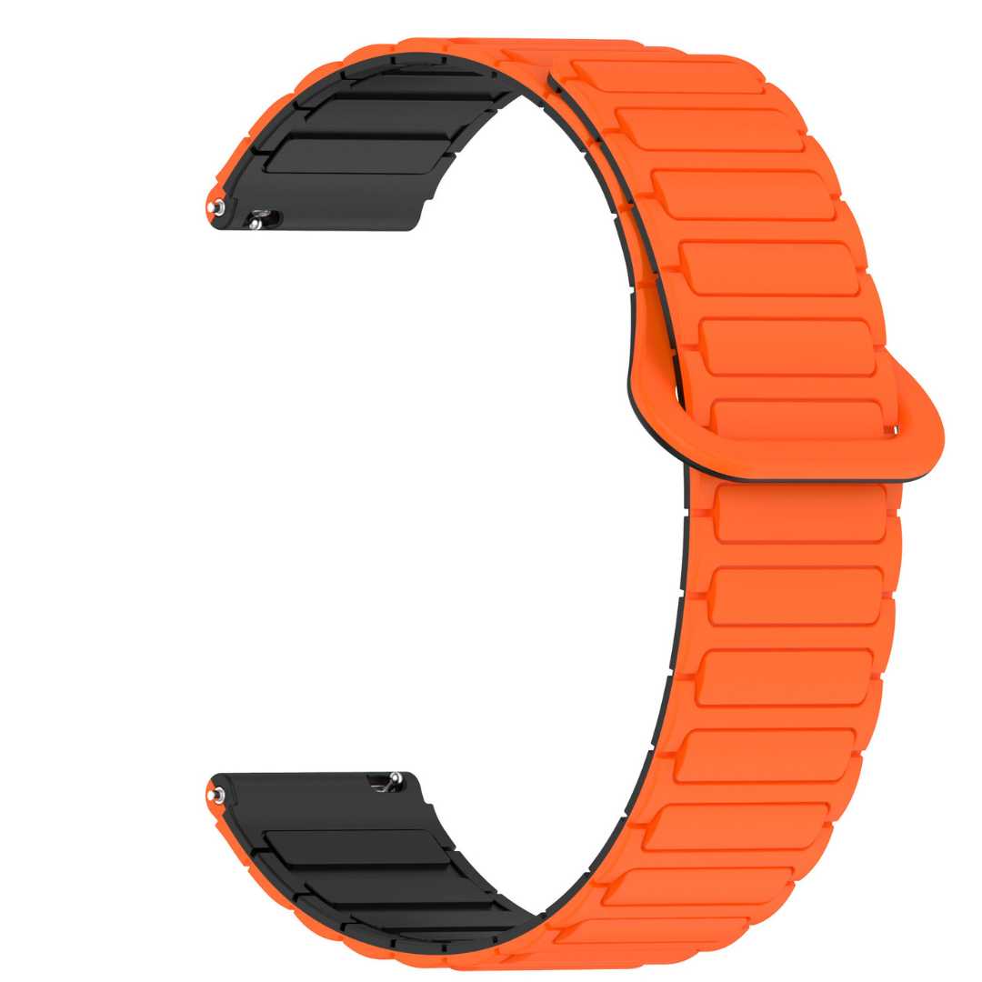 Curele Ceas Smart 22mm din Silicon cu închidere magnetică, portocaliu