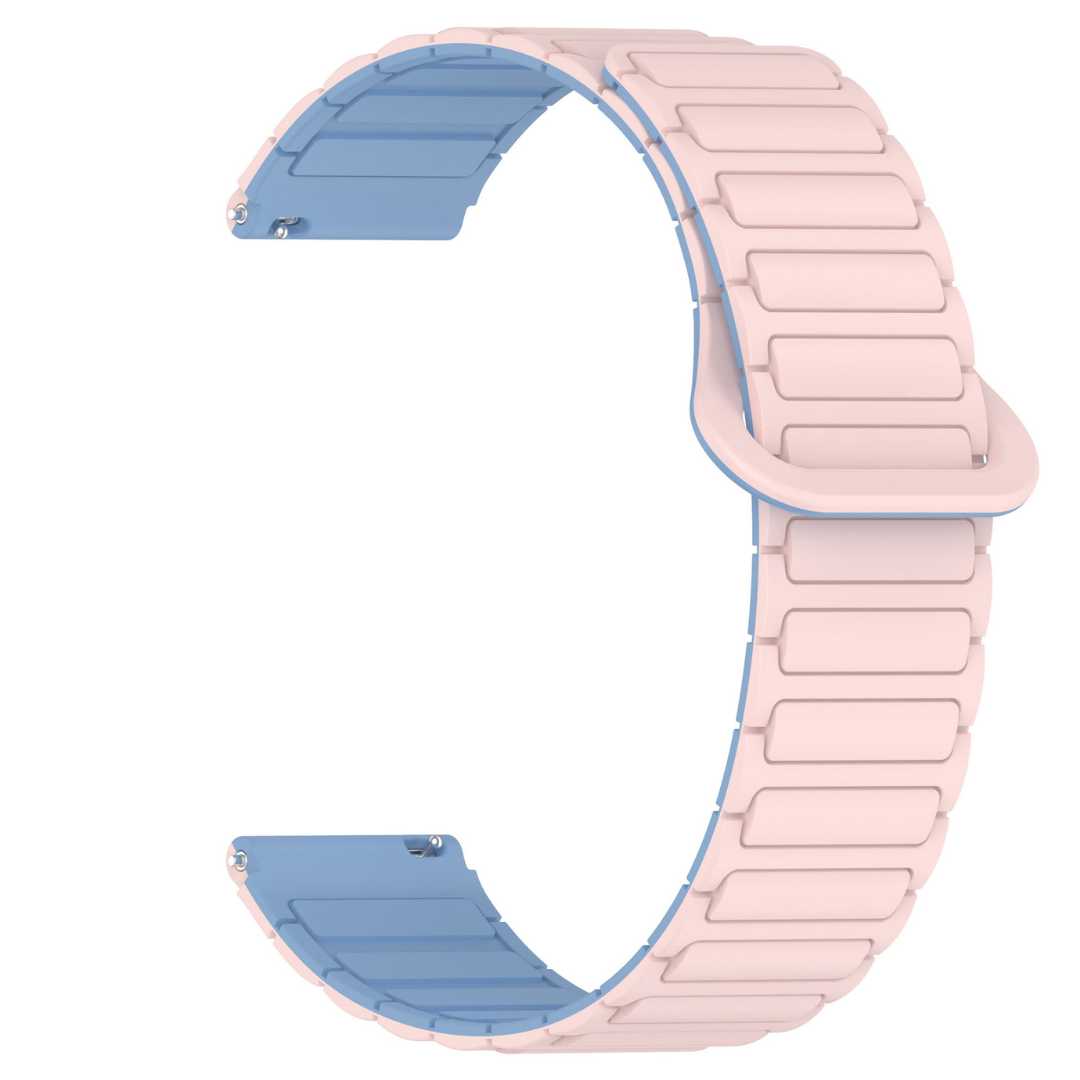 Curele Ceas Smart 22mm din Silicon cu închidere magnetică, roz