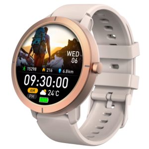 Ceas Smartwatch LUMAUDiO® HidraNav Rezistent la inot și GPS performant, Aurriu