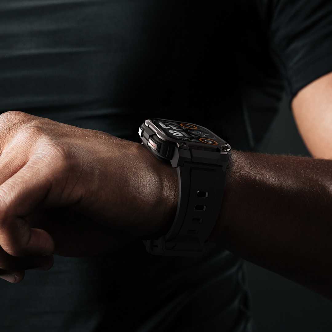 Ceas Smartwatch barbati LUMAUDiO® Alpha cu Android SIM 4G si camera frontala - imagine 5