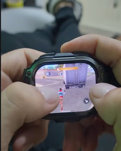 Click pentru a vizualiza full screen smartwatch cu functie telefon