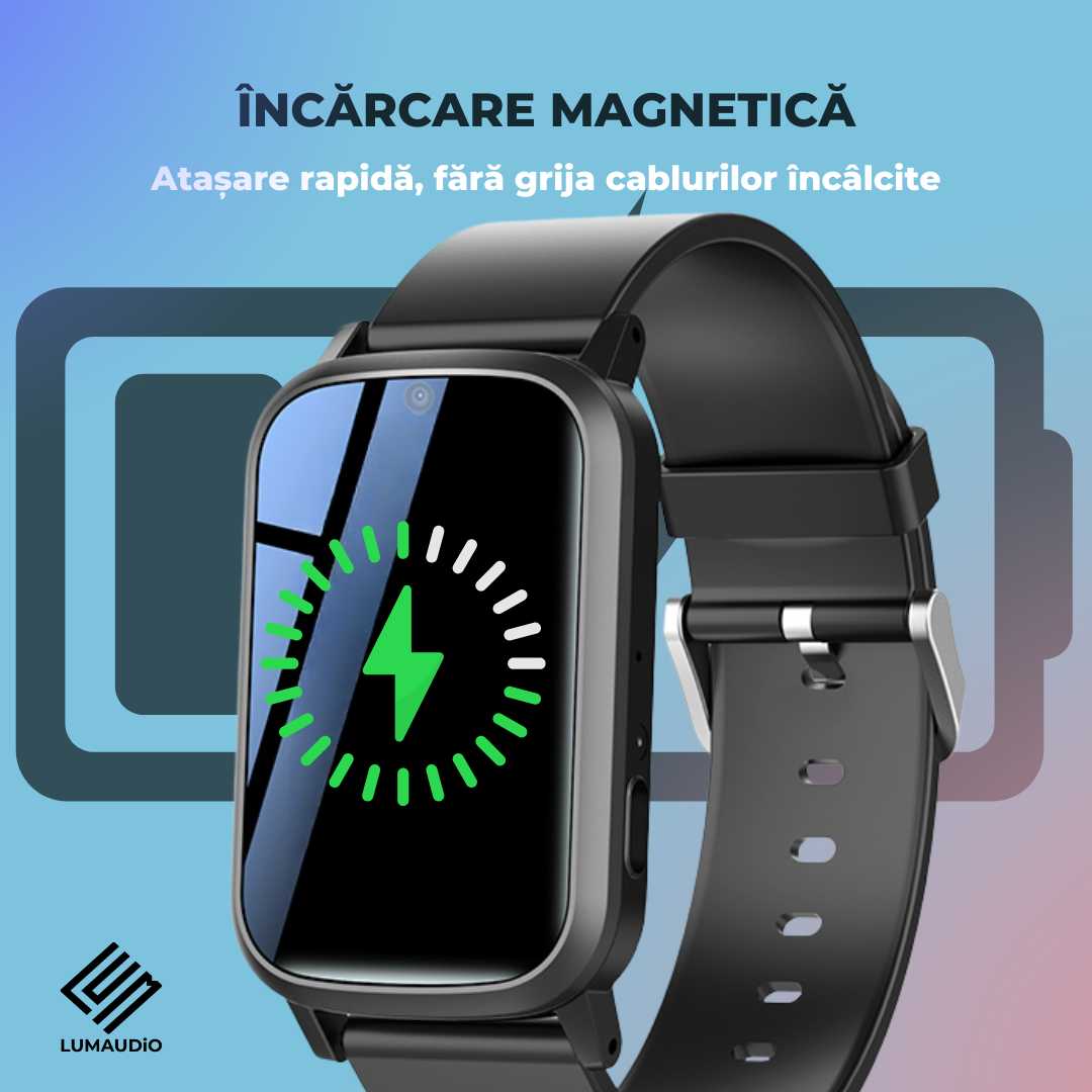 Ceas Smartwatch Copii LUMAUDiO® Navikid cu slot SIM 4G și localizare GPS