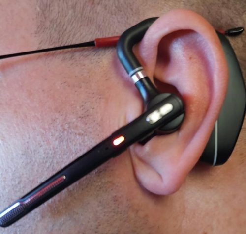 Click pentru a vizualiza full screen Casca Bluetooth Wireless LUMAUDiO® Phonics cu Autonomie totala 190 ore și Multipoint photo review