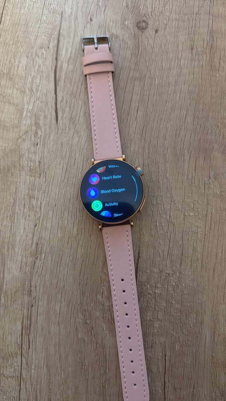 Click pentru a vizualiza full screen Ceas Smartwatch dama LUMAUDiO® Pulsara cu monitorizare tensiune arterială și 2 curele incluse